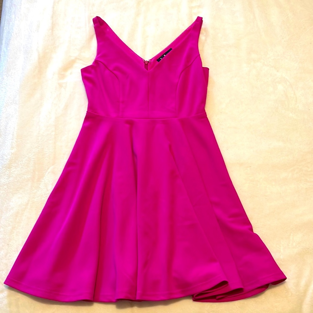 Barbiecore Lulus homecoming dress